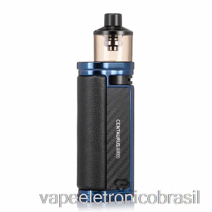 Vape Recarregável Perdido Vape Centaurus Q80 Pod Mod Kit Sierra Azul Fibra De Carbono